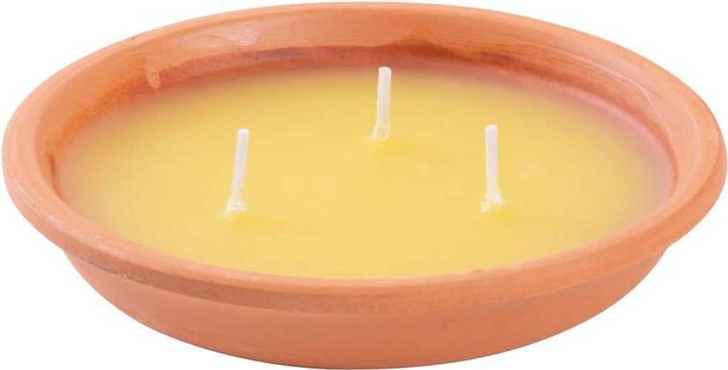 Candela Citronella, repellente, terracotta, 80 g, 30x125 mm Immagine del prodotto 
