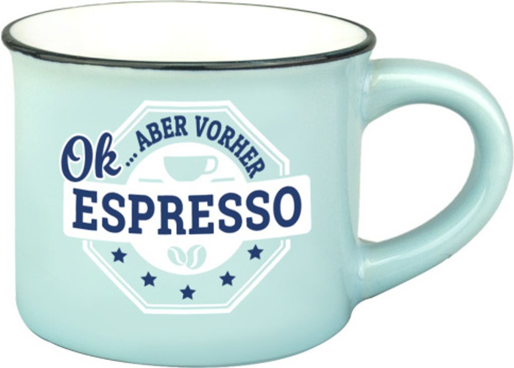 Persönliche Espressotasse Mokkatasse - OK...aber