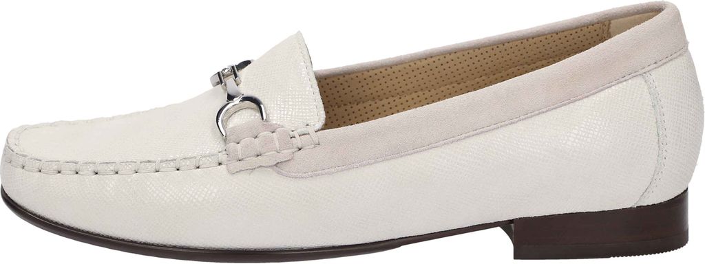 Sioux Cortizia-735 Slipper in Übergrößen Weiß40072 große Damenschuhe, Größe:38