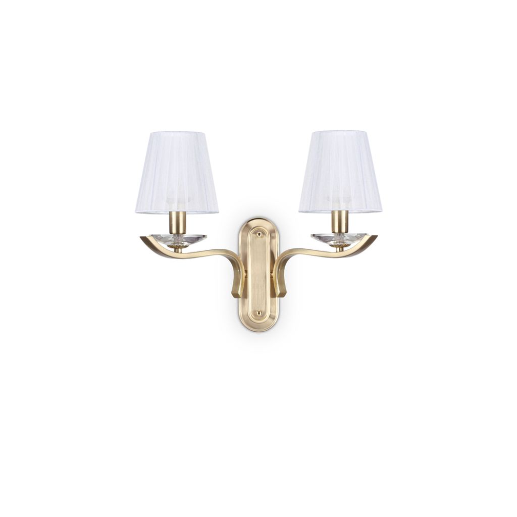 Klasické nástěnné svítidlo Pegaso Metal Brass 2 světla E14 Obrázek produktu 