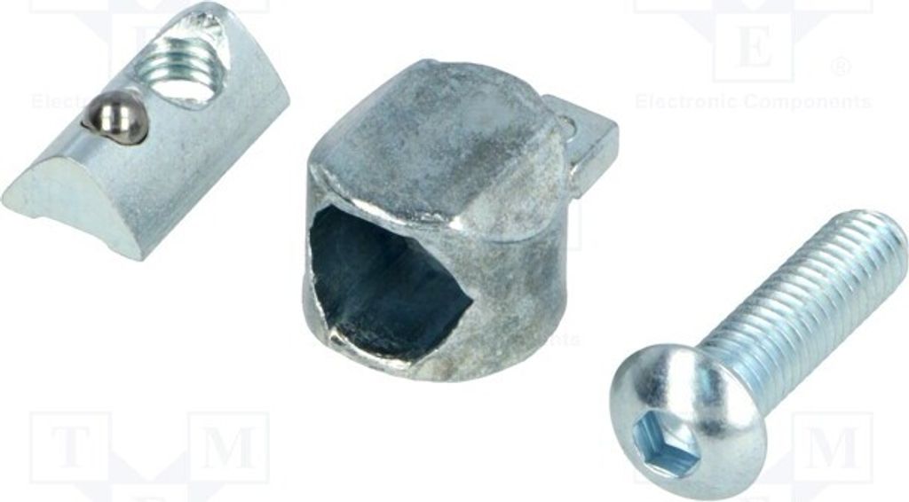 1x Montageverbinder für Profile Nutbreite: 6mm Zinklegierung 099A0630S01 Profil-Z