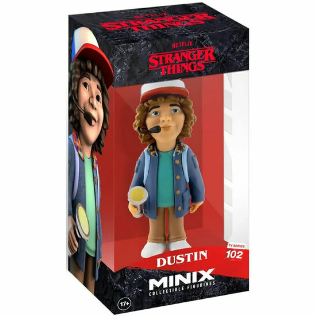 Cadeau Idéal : Figurine Dustin Stranger Things Minix 12cm pour Collectionneur