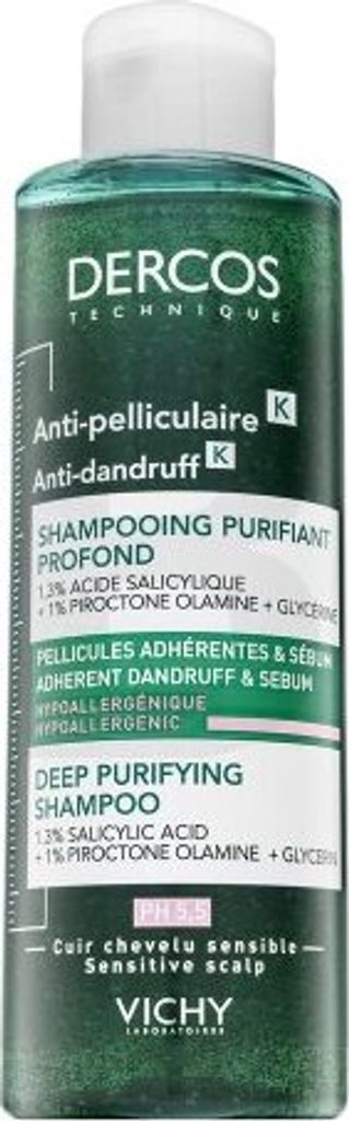 Vichy Dercos przeciwłupieżowy szampon głęboko oczyszczający Zdjęcie produktu 4