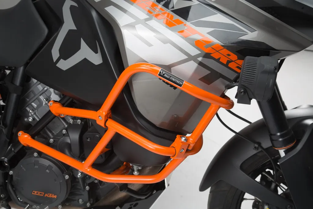 Pare-chocs supérieur SW-Motech acier Noir pour KTM Adventure (70 caractères)