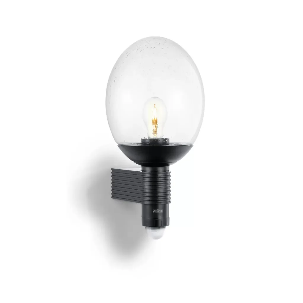 Applique Steinel L 400 S avec capteur 360° et verre soufflé noir - 3