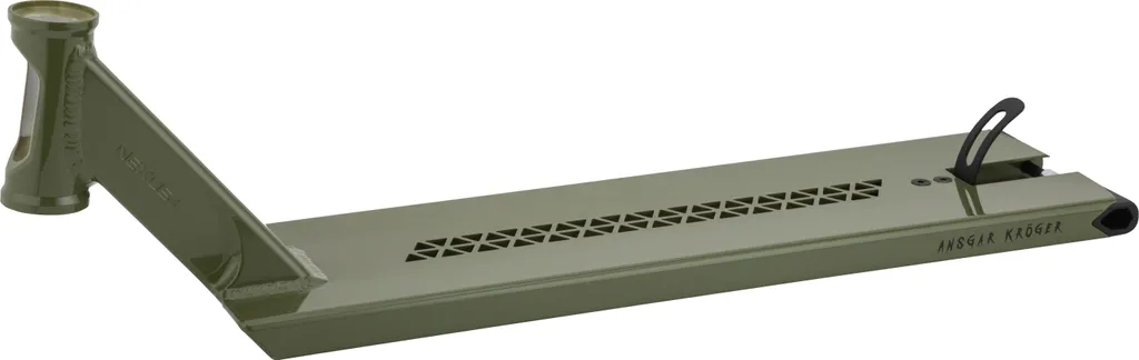Deck Drone 6.5 x 23 Ansgar Kroger Moss Green en Aluminium Haute Qualité