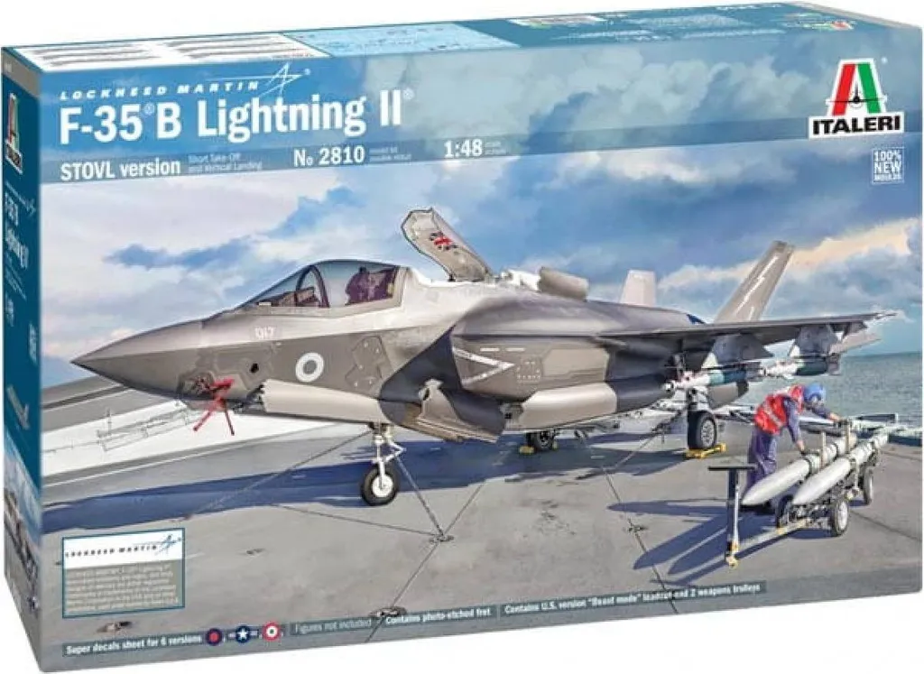 Maquette à monter avion de chasse F-35B STOVL 1/48 kit complet série 2810