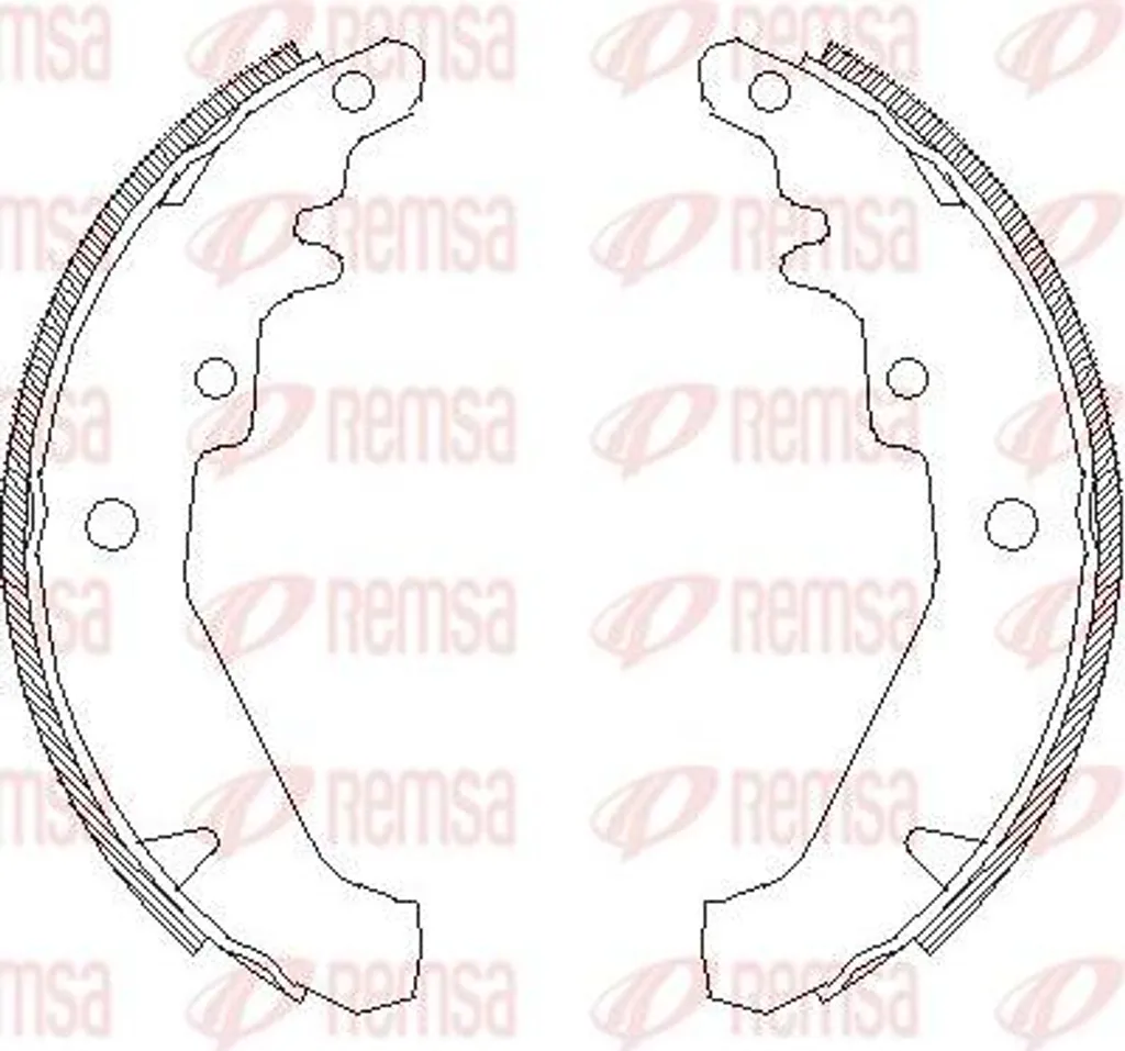 Kit Ganasce Freno REMSA 4139.00 Fiat Palio Siena OE 7078585 - Offerta
