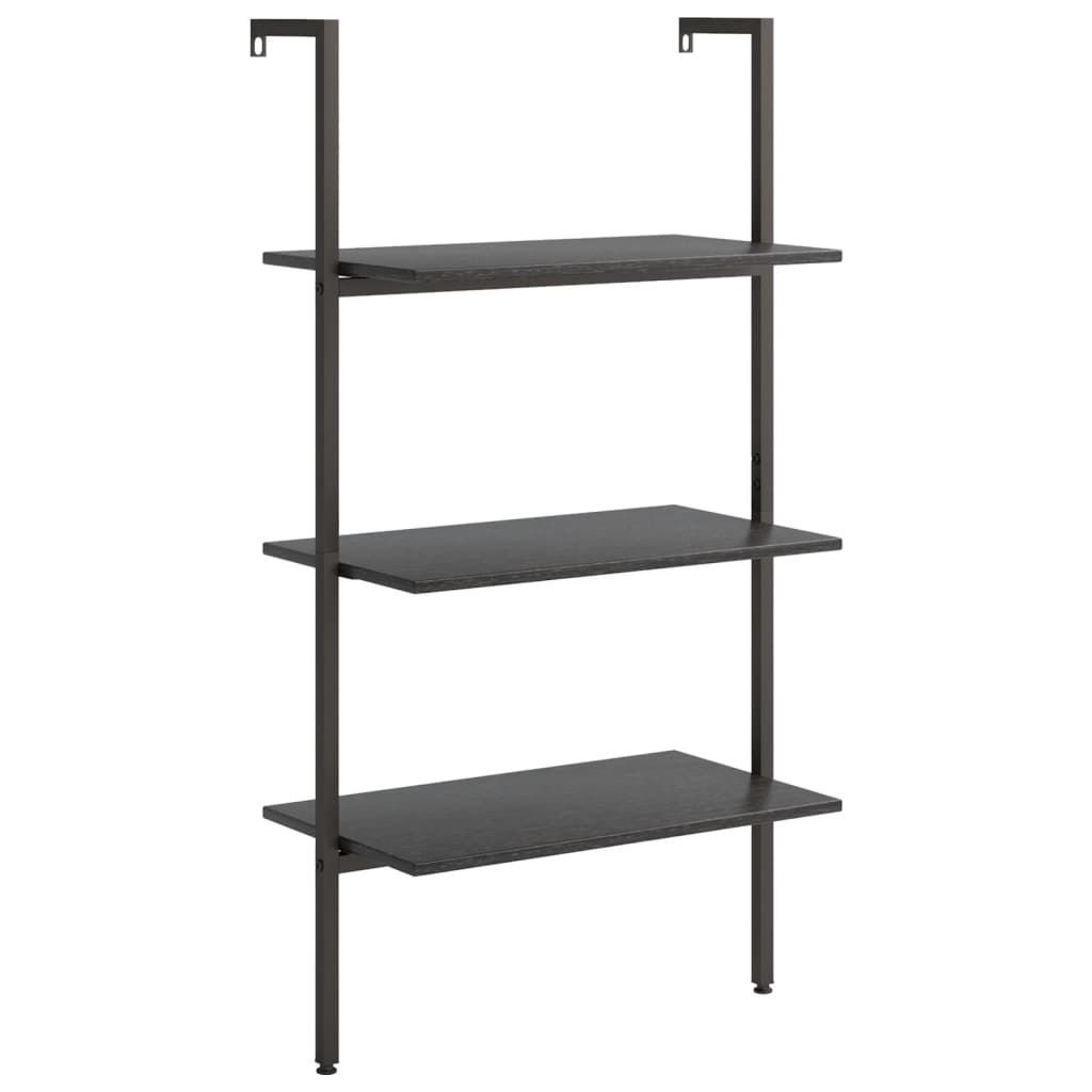 VidaXL 336381, Schwarz, Stahl, Holz, 640 mm, 350 mm, 1205 Produktbild 