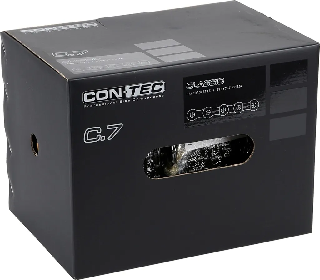 Entretien transmission vélo : Chaîne Contec C.7 7 vitesses noir 30Mbox