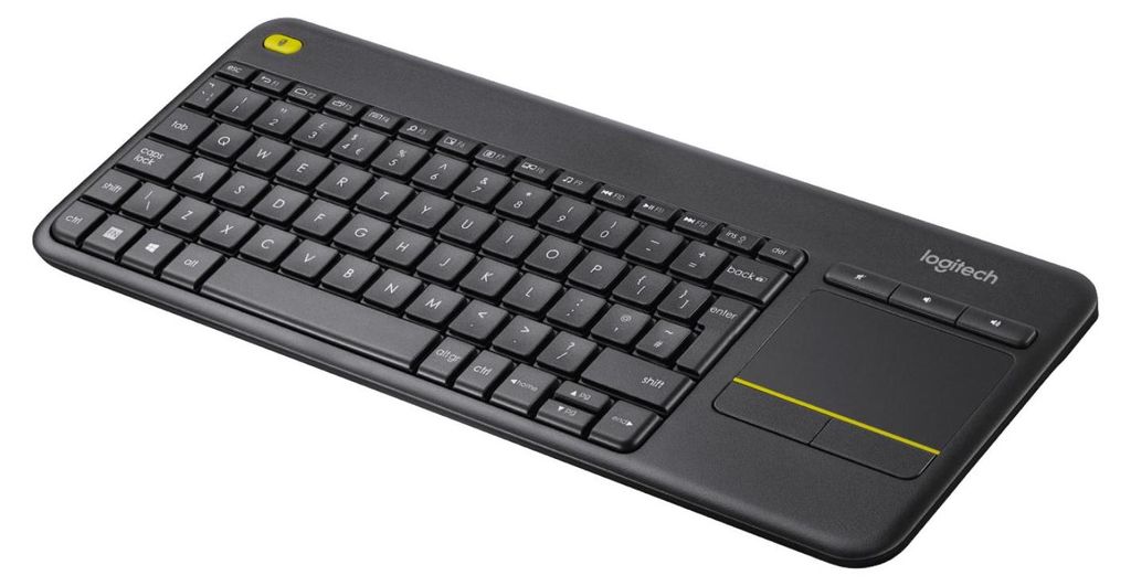 Logitech Wireless Touch Keyboard K400 Plus - Tastatur - kabellos - 2.4 GHz - Englisch
