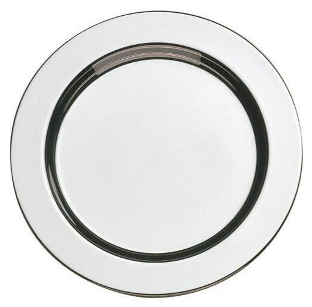 APS 35912 Untersetzer, Edelstahl hochglanzpoliert, Ø außen 12 cm, Ø innen 8 cm