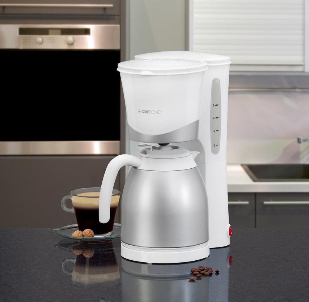 CLATRONIC 263127 CLATRONIC KA 3327 Kaffeemaschine weiß, Image du produit 