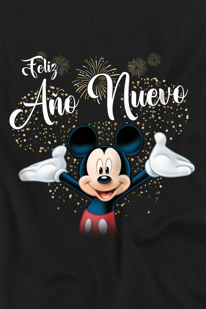 Disney - "Spanish" T-Shirt für Kinder - Neujahr TV4839 (104) (Schwarz)