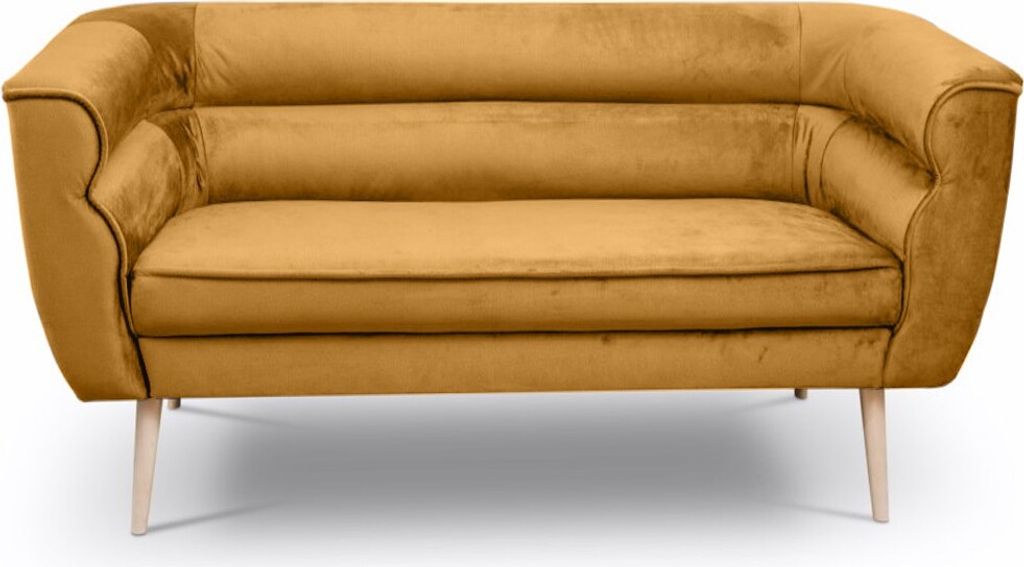 BETTSO Zweisitziges Sofa im Skandinavischen Stil MARO 2 MG2215 Honig