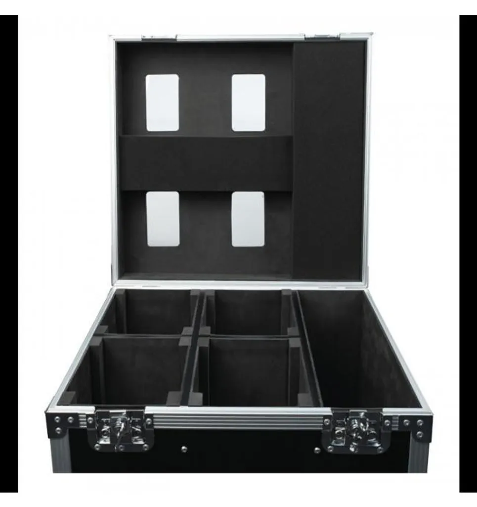 Flightcase Showtec pour 4 Shark Wash Zoom Two, Spot Two et Beam One - 8