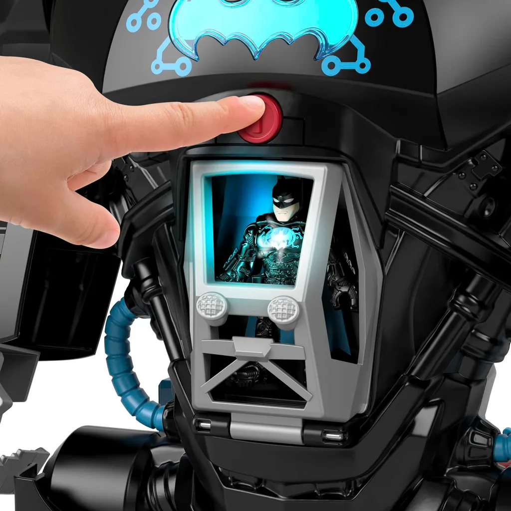 Bat-Bot Batman Imaginext Jouet de Combat Interactif avec Sons et Lumières