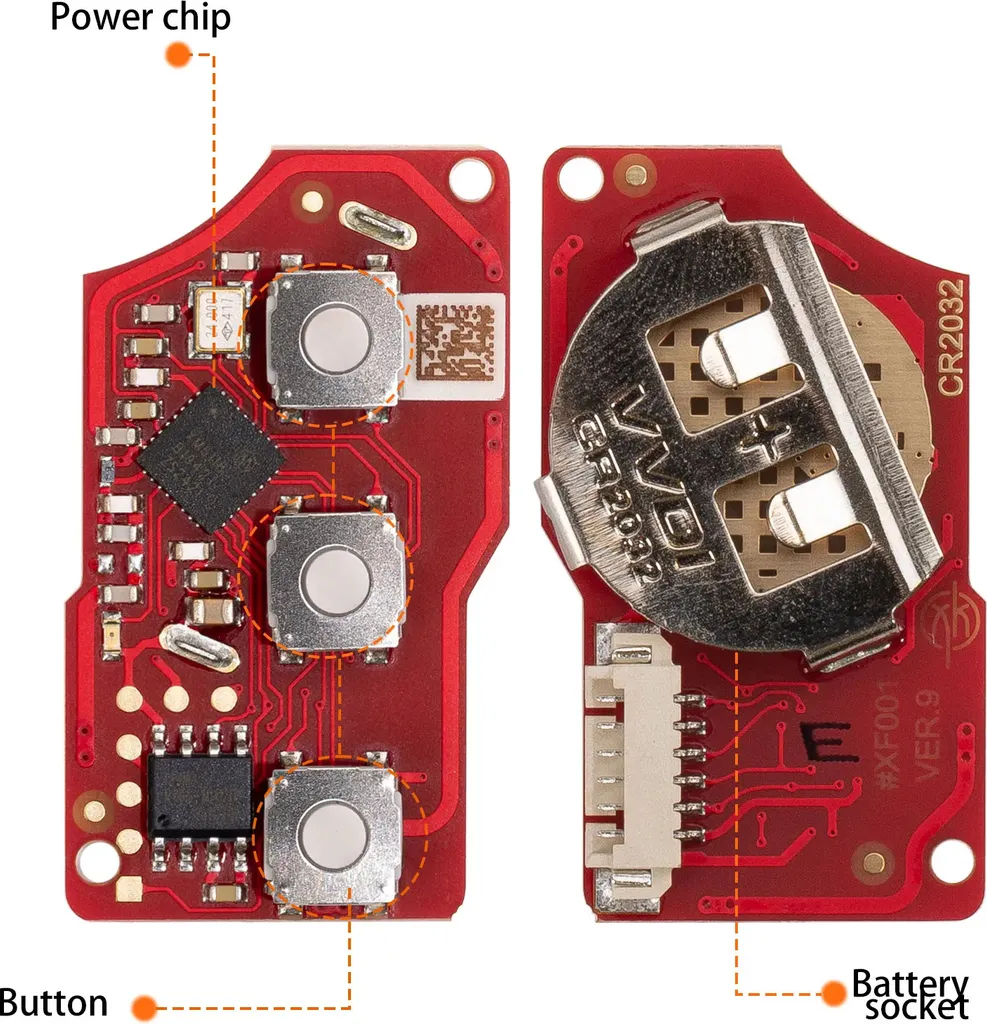 Petite Télécommande de Copie sans Fil - Design Compact et Programmation 4CH - 4