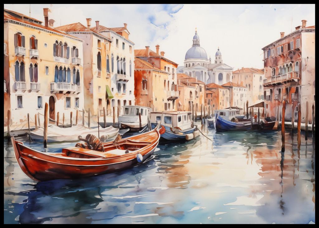 Plakat 84x59,5cm Venezianische Impression