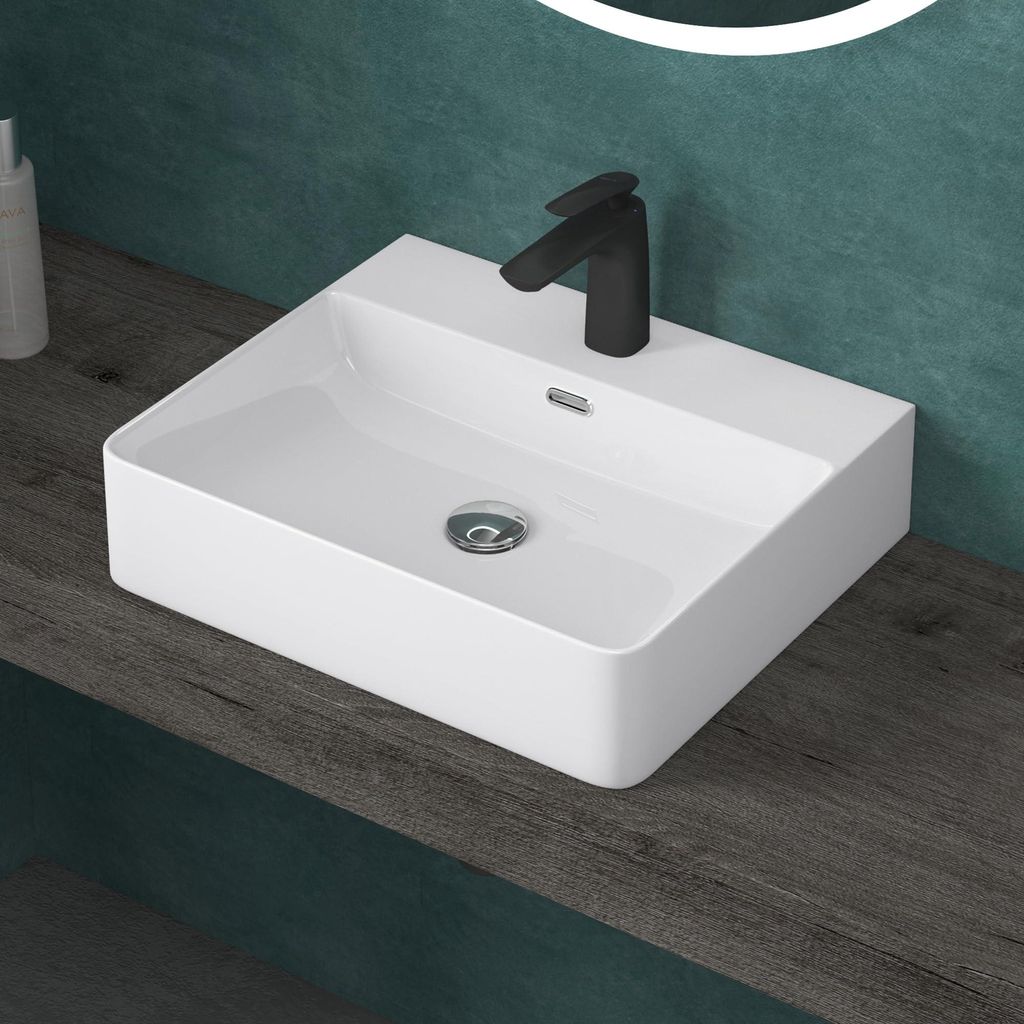doporro Lavabo da Appoggio Lavandino Sospeso Bagno Immagine del prodotto 