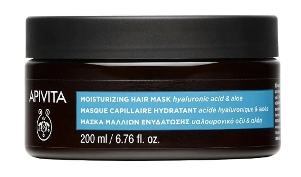 APIVITA Ganzheitliche Haarpflege Feuchtigkeitsspendende Haarmaske 200ml
