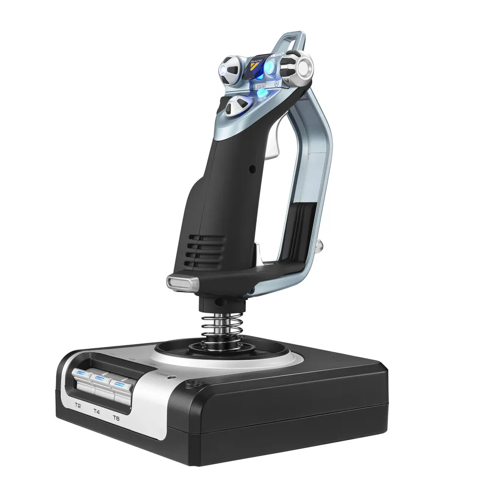 Logitech G X52 HOTAS avec Écran LCD et Commandes de Vol Programmables - 9