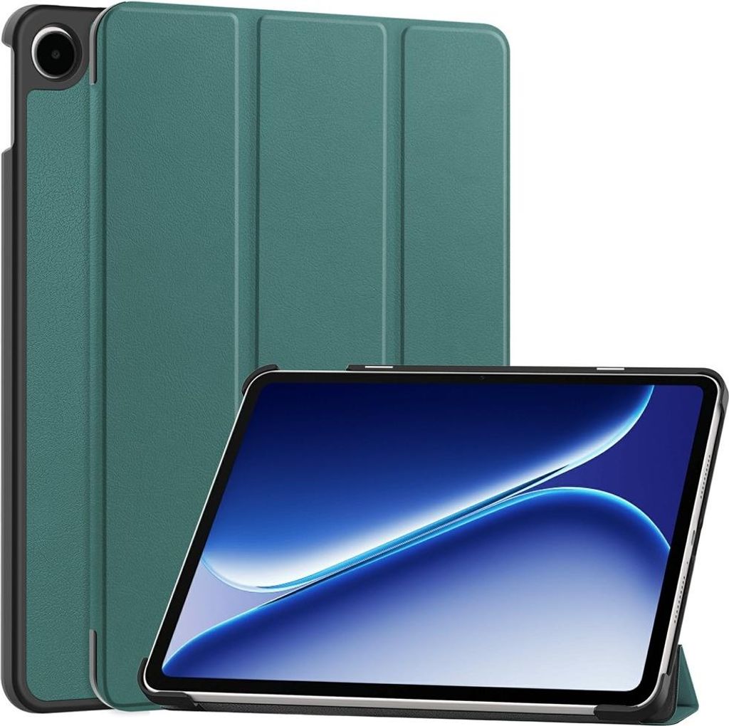 OnePlus Pad Go 2 Hülle - Coverup Tri-Fold Ständer Klapphülle mit Schlaf/Wach-Funktion - Grün