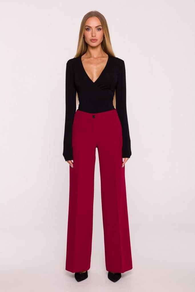 Made of Emotion Weite Damenhose Afellee M875 bordo M