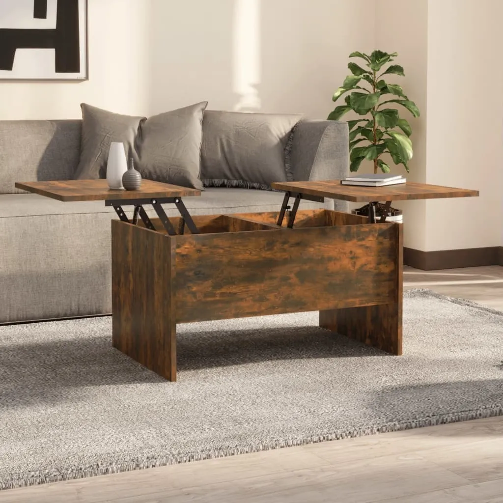 Coffee Table Rovere Fumé 80x50 cm | Stile Urban Industrial