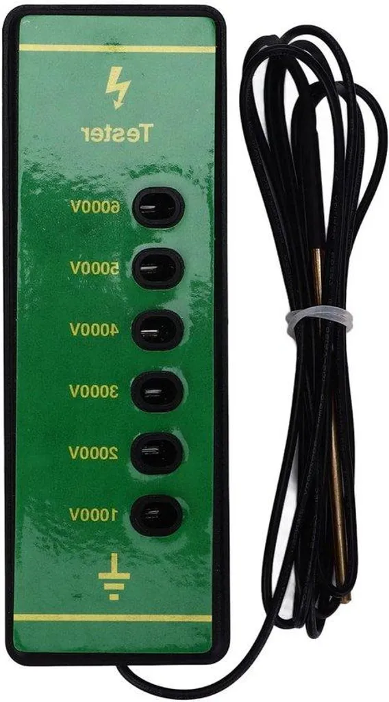 Détecteur de panne pour clôture électrique portable 1000V - 6000V