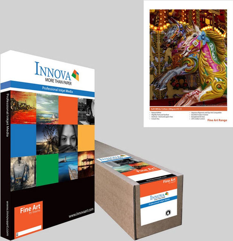 IFA15 Soft White Baumwolle 280 A4 50 Sheets
