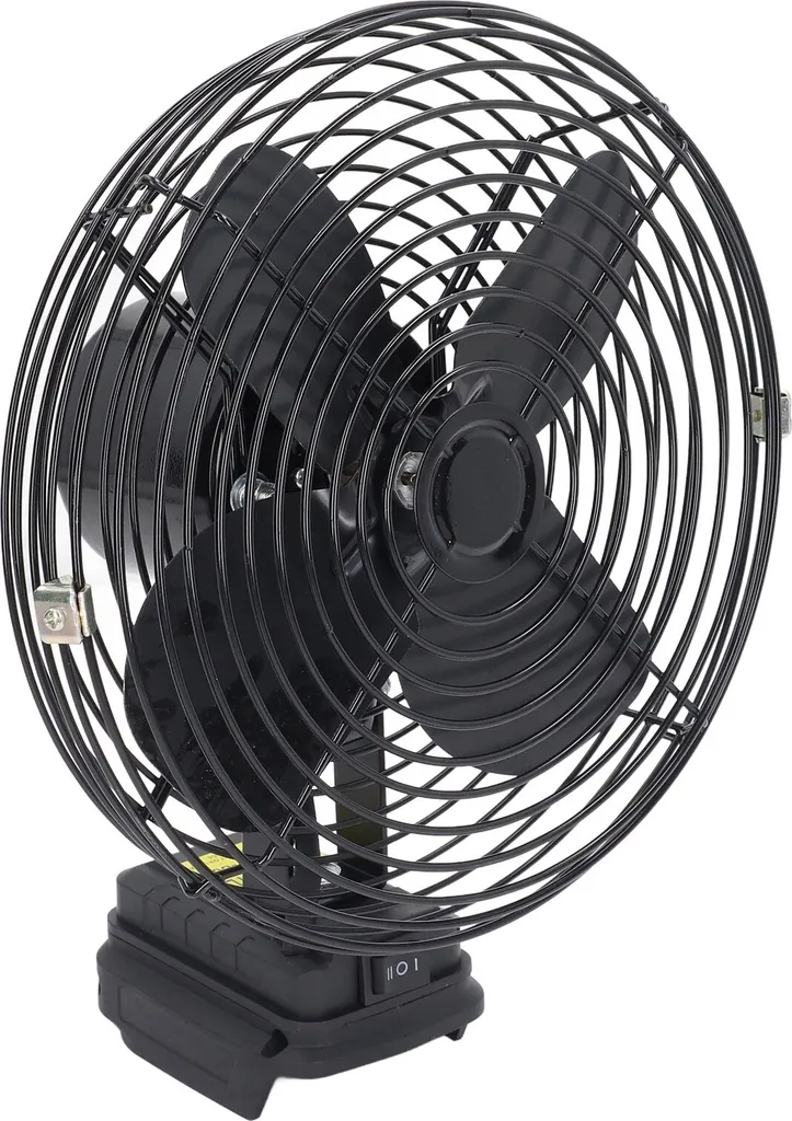 Ventilateur sans fil 30W 18V puissant et autonome pour usage extérieur
