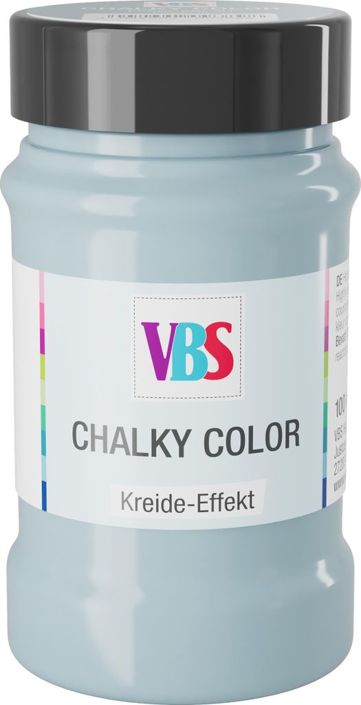 VBS Chalky Color, 100 ml Flachsblau