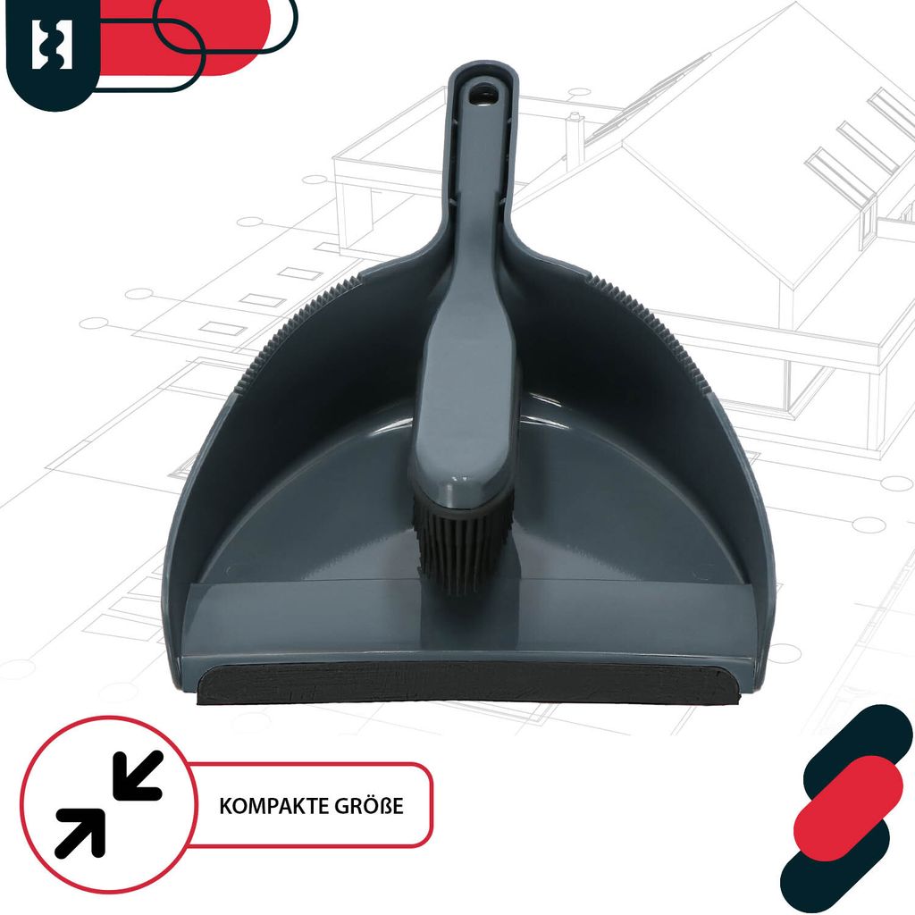 KOTARBAU® Handkehrset Handfeger mit Gummiborsten + Produktbild 5