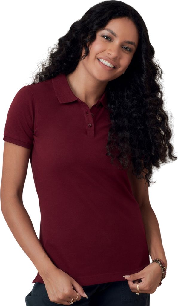 Stedman - Poloshirt Stretch für Damen AB671 (40 DE) (Bordeaux)