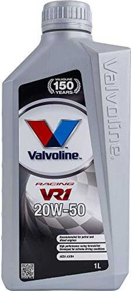 VALVOLINE 1 Liter Motoröl VR1 RACING 20W50 SW