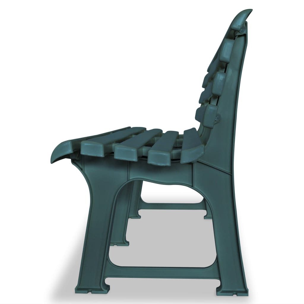 Cloris DesignMöbel Gartenbänke - Grün Gartenbank 145,5cm Kunststoff Grün Schlichtes4370503