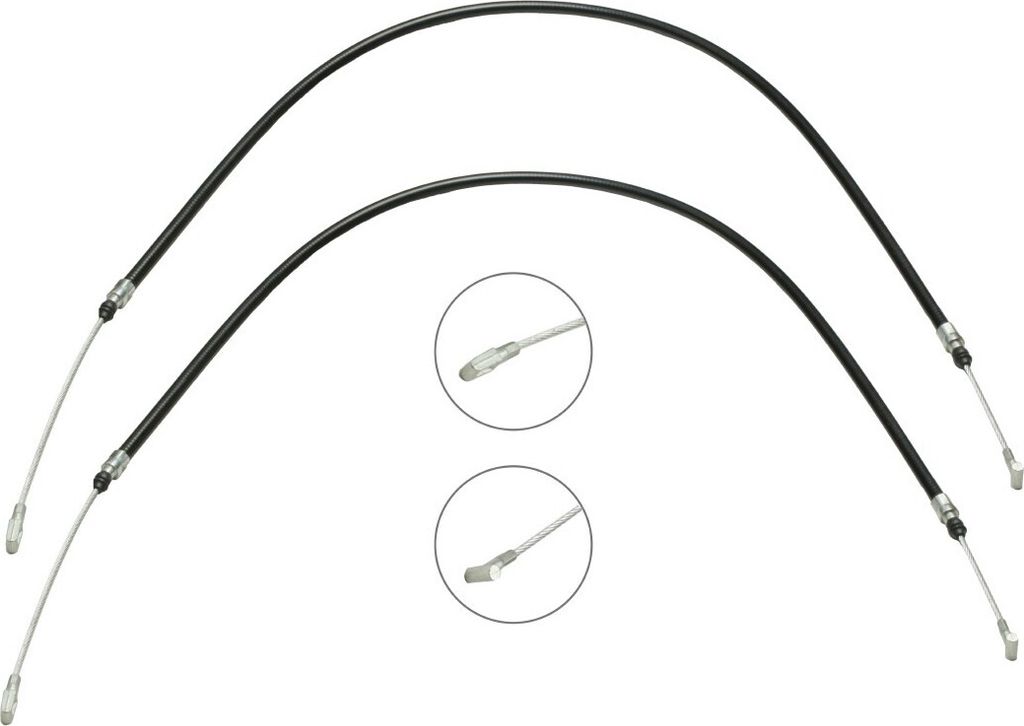 RIDEX Handbremsseil Seilzug Feststellbremse für IVECO Daily IV Pritsche / Fahrgestell Hinten Links Hinten Rechts 124C1213