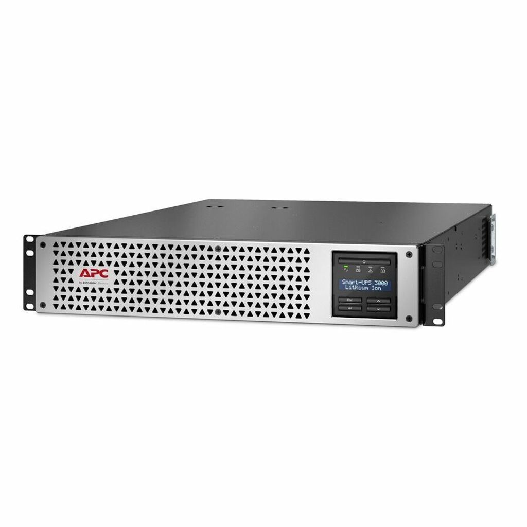 APC Smart-UPS Lithium Ion - USV (Rack - einbaufähig) - Line Interactive, 8 x IEC C13, 1 x IEC C19, SmartConnect+SmartSlot, AVR, LCD, mit Netzwerkm...
