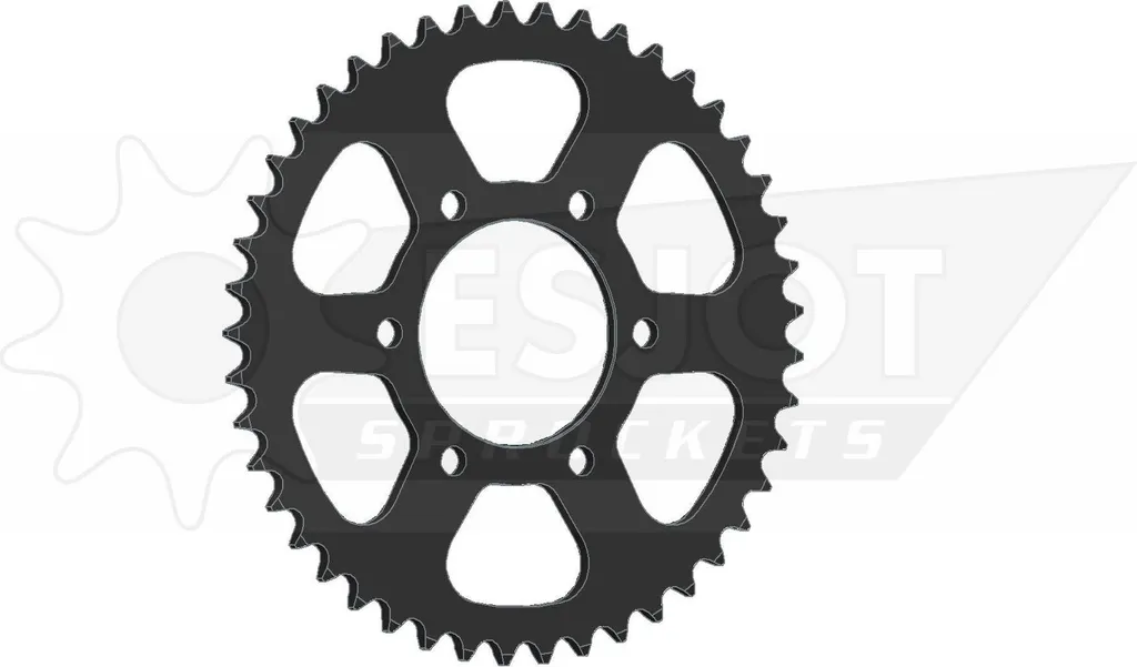 Pignon de chaîne de moto ESJOT 54 dents en acier pour pas 520
