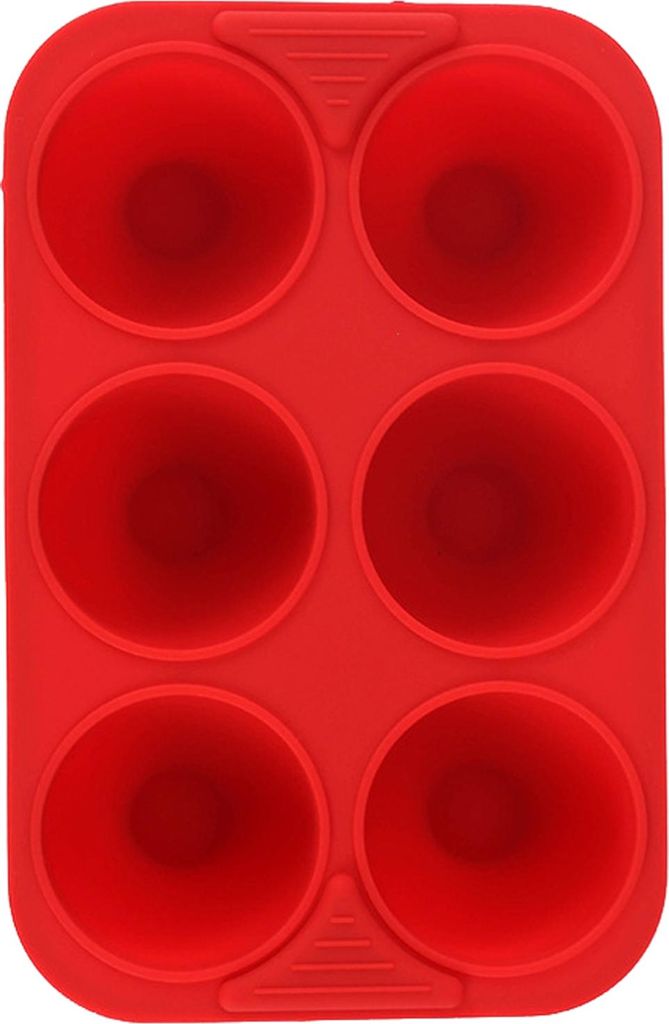 Muffinform aus Silikon für 6 Tassen, Muffinform, Kuchenform zum Backen, lebensmittelechte Cupcake-Formen, hitzebeständige Puddingform, Werkzeuge ...