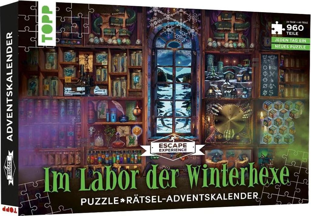 Calendario dell'avvento con puzzle: Nel laboratorio della Immagine del prodotto 