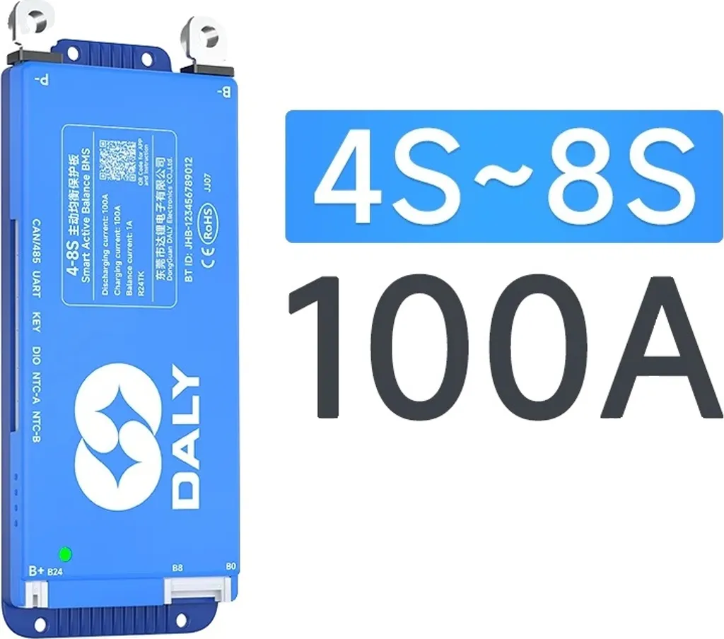 Le système BMS intelligent 100A protège et équilibre vos batteries 4S-8S