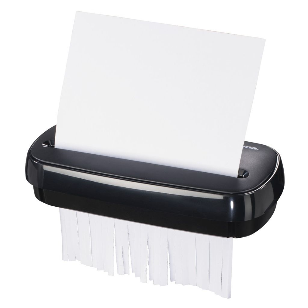 hama Basic S6 Aktenvernichter mit Streifenschnitt P-2, 6 Produktbild 5