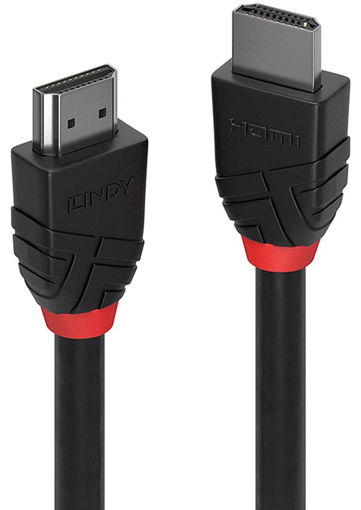 Lindy High Speed HDMI Kabel, Black Line, (5 Meter)