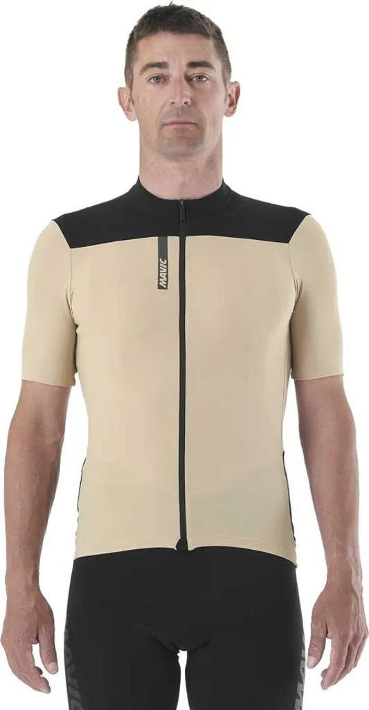 Maillot Mavic Allroad Cargo Beige XL avec Poches de Rangement Homme