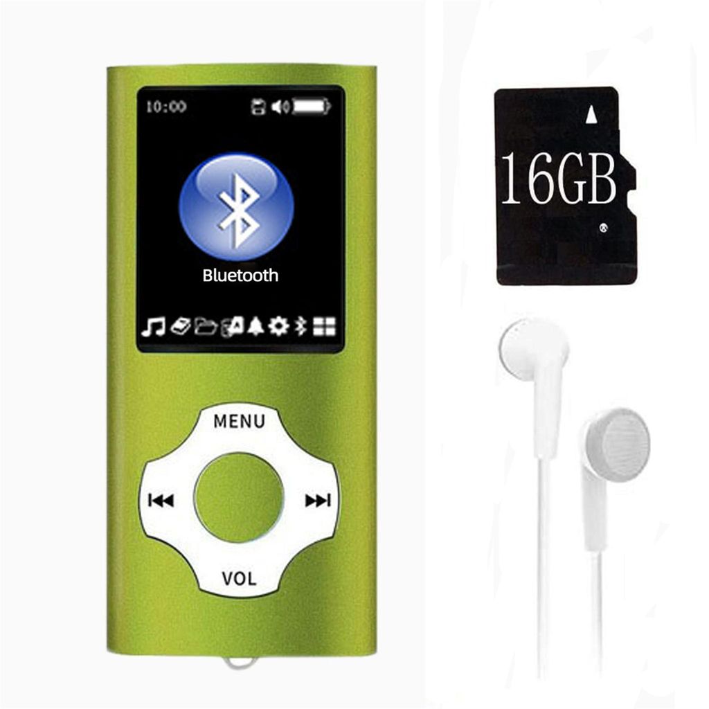 1,8 Zoll MP3 Player Hifi Verlustlos HD Musik FM Radio E-Book Lesen Aufzeichnung 16G