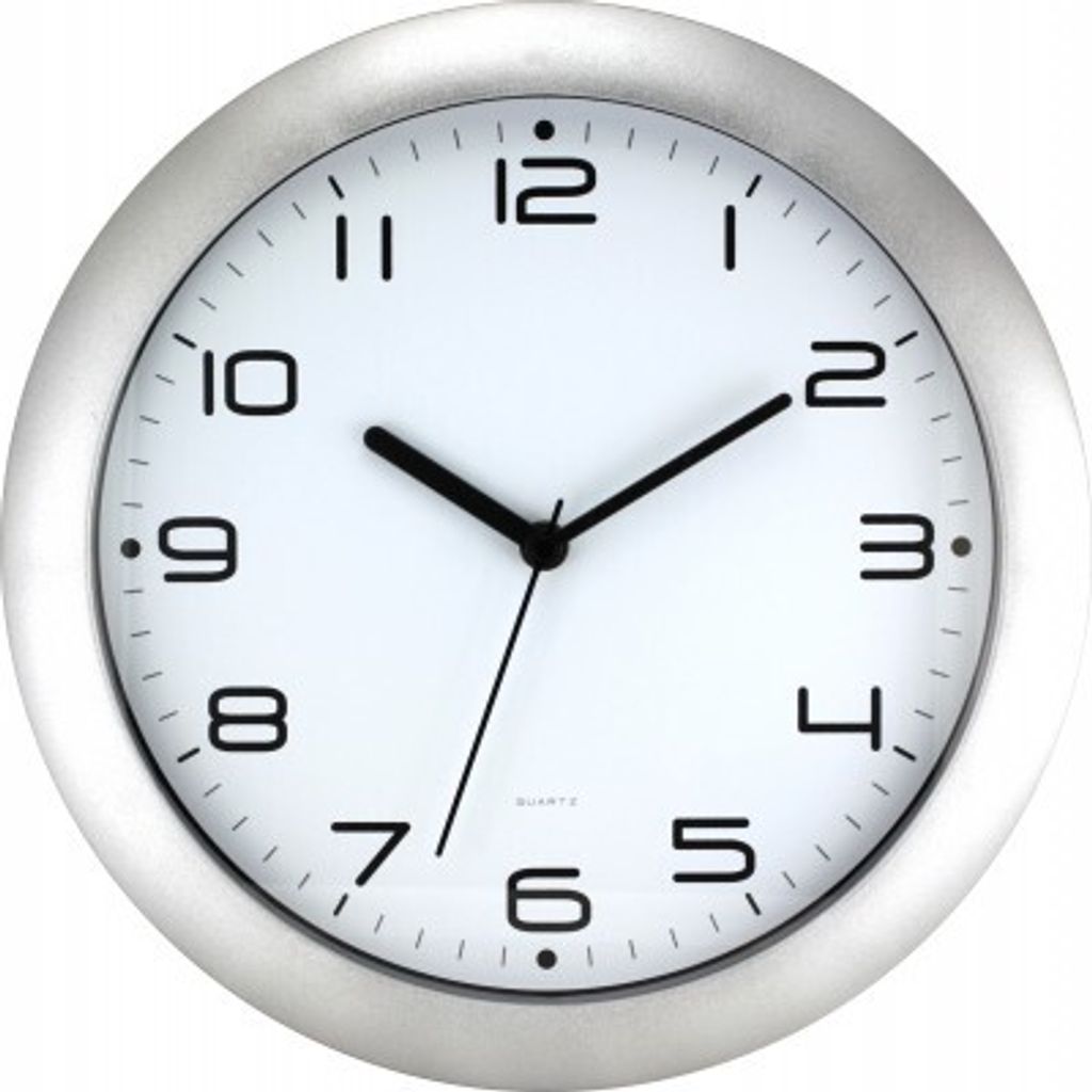 Wanduhr MPM 3456.70 - silber, 30cm