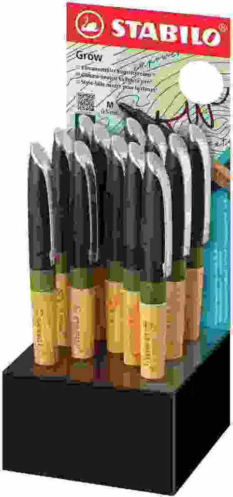 STABILO Grow Stylo à bille écologique - Présentoir de 12 pièces Premium