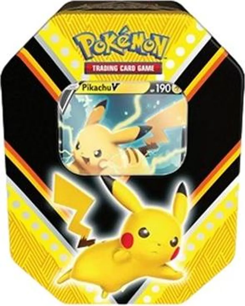 Pokémon JCC : Coffret Pikachu V Powers Tin avec Carte Holo et Boosters